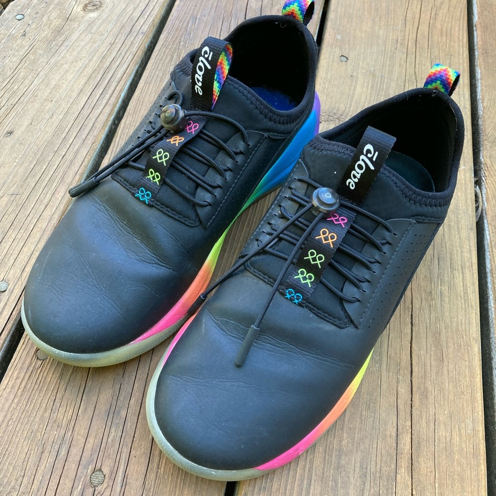 Clove size 8.5 women’s shoes, limited edition dark rainbow